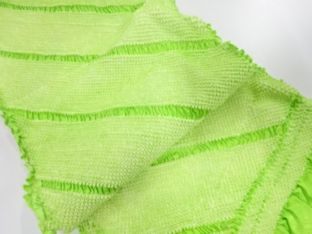  未使用品　正絹　振袖用　絞り帯揚げ